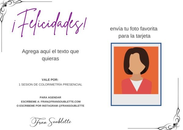 Gift card colorimetría - Imagen 2